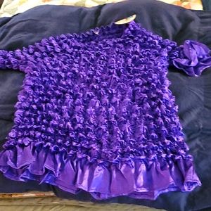 Purple crinkle top